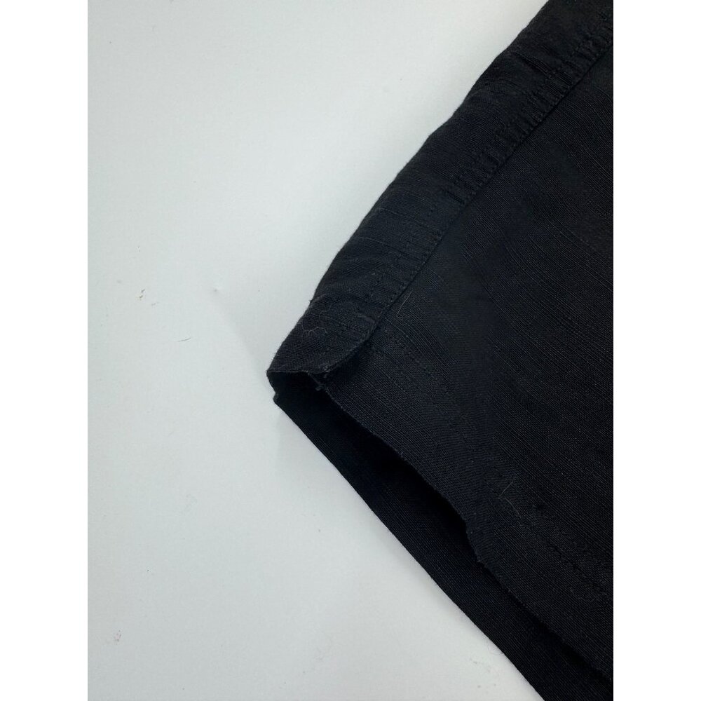 Tommy Bahama Black Drawstring Hemp  Silk Blend Shorts Size 10 - Picture 10 of 11